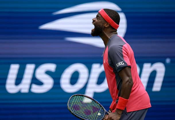 US Open tennis tournament - Day 10 epaselect Frances Tiafoe of USA reacts as he plays against Alex Michelsen of USA during the Men s Singles Quarterfinals match of the US Open Tennis Championships in Flushing Meadows, New York, USA, 08 September 2026. FLUSHING MEADOWS NEW YORK United States  Copyright: xCRISTOBALxHERRERA-ULASHKEVICHx
