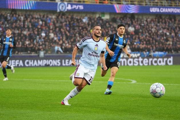 Emiliano Buendia of Aston Villa Club Brugge v Aston Villa, UEFA Champions League, League Stage, Football, Jan Breydel Stadium, Brugge, Belgium - 08 Sep 2026Brugge Jan Breydel Stadium Belgium  Copyright: xDavexWInter Shutterstockx 17139355ga