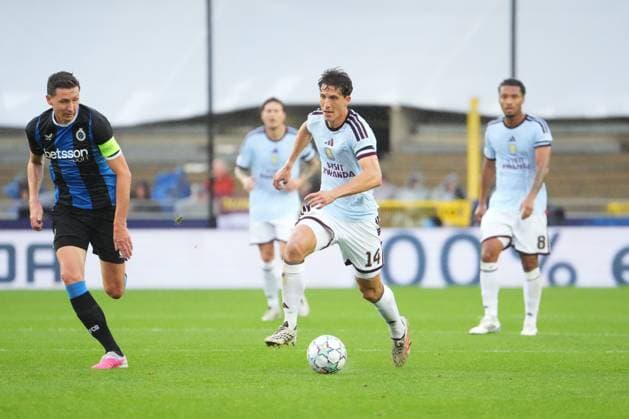 Pau Torres of Aston Villa Club Brugge v Aston Villa, UEFA Champions League, League Stage, Football, Jan Breydel Stadium, Brugge, Belgium - 08 Sep 2026Brugge Jan Breydel Stadium Belgium  Copyright: xDavexWInter Shutterstockx 17139355hg