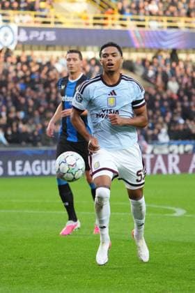 George Hemmings of Aston Villa Club Brugge v Aston Villa, UEFA Champions League, League Stage, Football, Jan Breydel Stadium, Brugge, Belgium - 08 Sep 2026Brugge Jan Breydel Stadium Belgium  Copyright: xDavexWInter Shutterstockx 17139355hl