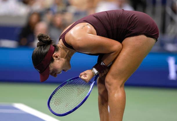 US Open tennis tournament - Day 10 Jessica Pegula of the USA reacts after defeating Emma Navarro of the USA in the Womens Singles Quarterfinals of the US Open Tennis Championships at the USTA Billie Jean King National Tennis Center in Flushing Meadows, New York, USA, 08 September 2026. FLUSHING MEADOWS NEW YORK United States  Copyright: xCRISTOBALxHERRERA-ULASHKEVICHx