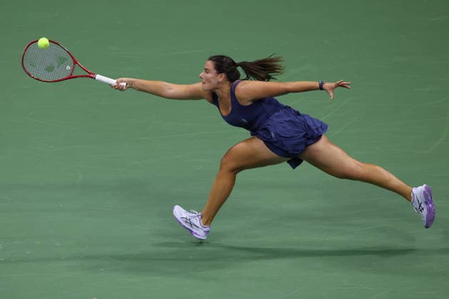 US Open tennis tournament - Day 10 Emma Navarro of the US in action against Jessica Pegula of the US during their Women s Singles Quarterfinal match at the US Open Tennis Championships at the USTA Billie Jean King National Tennis Center in Flushing Meadows, New York, USA, 08 September 2026. The 2026 US Open tournament runs from 23 August through 13 September. FLUSHING MEADOWS NEW YORK United States  Copyright: xBRIANxHIRSCHFELDx