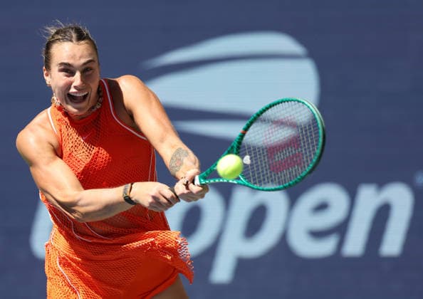 September 8, 2026, New York City, New York, USA: ARYNA SABALENKA during the match against L. Noskova of Czech Republic in the womenÃ¢â‚¬â ¢s quarterfinals of Grand Slam tournament US Open. New York, USA. Sabalenka won 7:6 (7-1), 3:6, 7:6 New York City USA - ZUMAc278 20260908_zsp_c278_065 Copyright: xMarcinxCholewinskix
