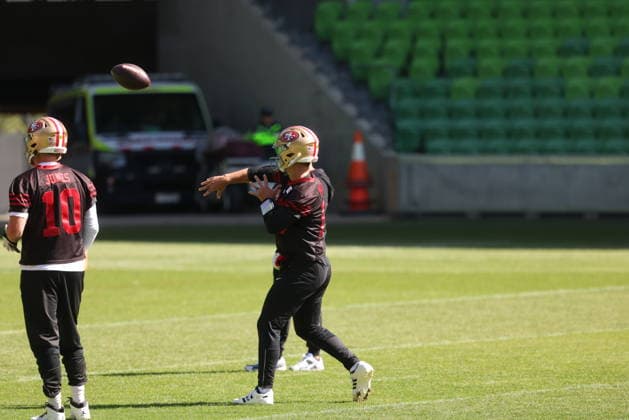 American football, NFL, San Francisco 49ers, training