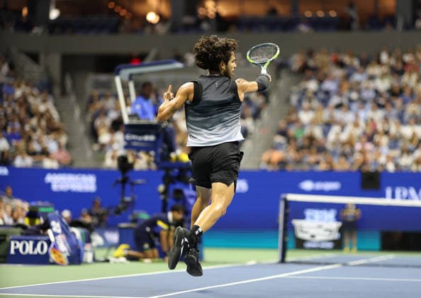 September 9, 2026, New York City, New York, USA: CARLOS ALCARAZ of Spain during the match against B. Shelton of USA in the menÃ¢â‚¬â ¢s quarterfinals of Grand Slam tournament US Open. New York, USA. New York City USA - ZUMAc278 20260909_zsp_c278_010 Copyright: xMarcinxCholewinskix