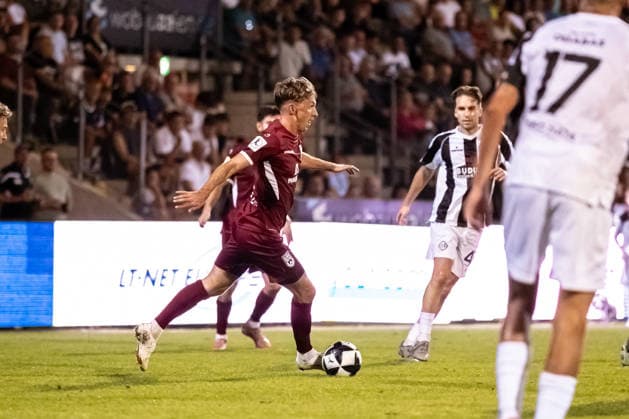 VfR Aalen vs. SSV Ulm 1846 Soccer, Regionalliga Southwest, Matchday 6, Bediani Arena, Aalen, September 8, 2026, Benjamin Goller, SSV Ulm 1846 Soccer, 07 VfR Aalen vs. SSV Ulm 1846 Soccer, Regionalliga Southwest, Matchday 6, Bediani Arena, Aalen, September 8, 2026 Photo by Lucca Fundel, Aalen, Bediani Arena, Baden-Württemberg, Germany