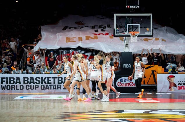 Germany v South Korea: Qualification - FIBA Women s Basketball World Cup Germany 2026 Germany and Korea compete in a FIBA Women s Basketball World Cup 2026 qualification match in Berlin, Germany, on September 8, 2026. Berlin Germany  Copyright: xMarcinxGolbax originalFilename:golba-germanyv260908_np3fP.jpg