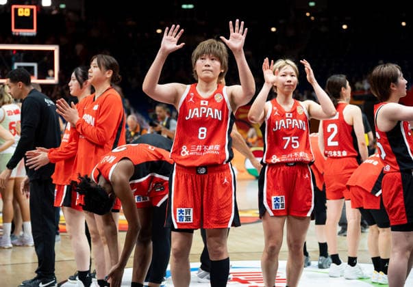 Hungary V Japan: Qualification To Quarter-Finals - FIBA Women s Basketball World Cup Germany 2026 Maki Takada and Nanako Todo are seen after the FIBA Women s Basketball World Cup 2026 quarterfinals match between Hungary and Japan in Berlin, Germany, on September 8, 2026. Berlin Germany  Copyright: xMarcinxGolbax originalFilename:golba-hungaryv260908_npBHU.jpg