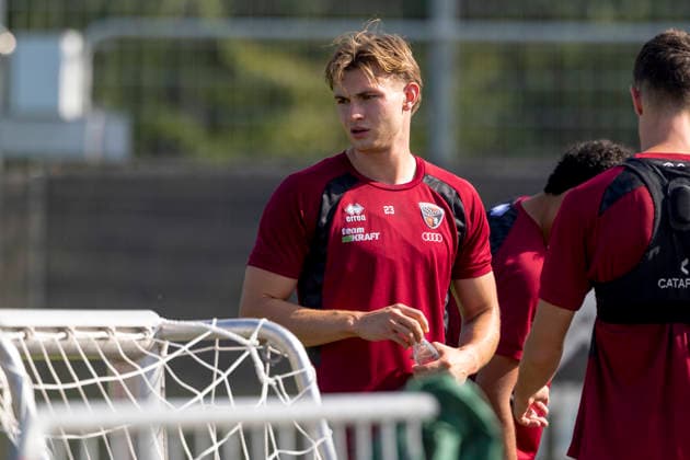 Ingolstadt, Germany, September 8, 2026; 3. Liga 2026–2027; FC Ingolstadt 04; Training; Pictured: Jasper Maljojok; FCI Training Facility; Audi Sportpark Bayern Copyright: xFotostandx xSchäferx