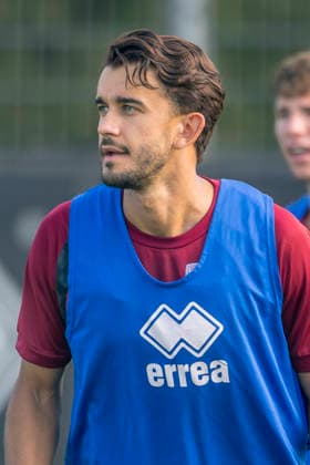 Ingolstadt, Germany, September 8, 2026; 3. Liga 2026–2027; FC Ingolstadt 04; Training; Pictured: Frederik Carlsen; FCI Training Facility; Audi Sportpark Bayern Copyright: xFotostandx xSchäferx
