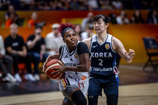 Basketball Berlin, September 8, 2026 FIBA Women’s Basketball World Cup Germany 2026 Quarterfinal Qualifier Germany (GER) vs. South Korea (KOR) Alexis Peterson Smalls (Germany, No. 01) vs. Yeeun Heo (South Korea, No. 02)