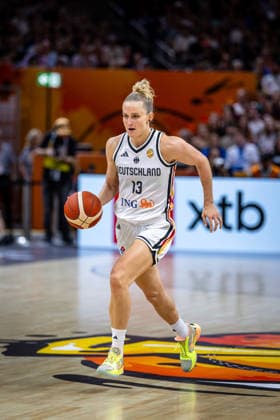 Basketball Berlin, September 8, 2026 FIBA Women’s Basketball World Cup Germany 2026 Quarterfinal Qualifier Germany (GER) vs. South Korea (KOR) Leonie Fiebich, Germany, No. 13