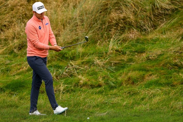 2026 Amgen Irish Open - Pro-Am, Trump International Golf Links, Doonbeg 9 9 2026 Seamus Power approaches his ball in the rough on the second Seamus Power approaches his ball in the rough on the second 9 9 2026  Copyright: xx BB3_5872