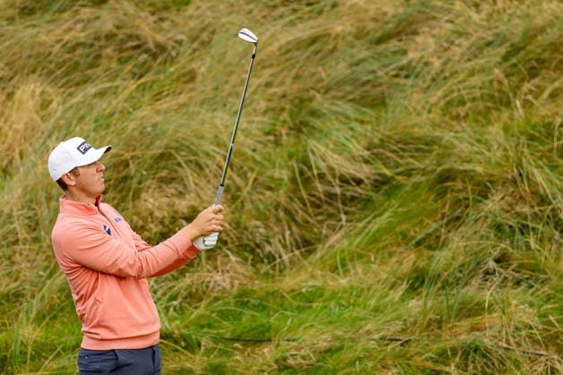 2026 Amgen Irish Open - Pro-Am, Trump International Golf Links, Doonbeg 9 9 2026 Seamus Power watches his ball after hitting his shot from the rough on the second Seamus Power watches his ball after hitting his shot from the rough on the second 9 9 2026  Copyright: xx BB3_5874