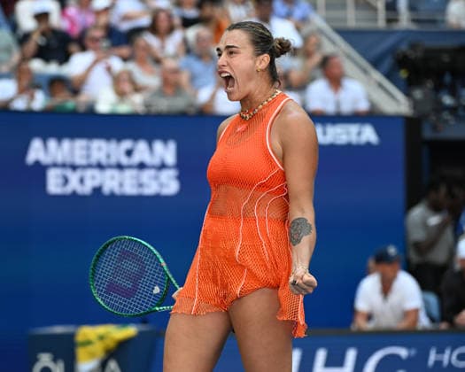 FLUSHING NY- SEPTEMBER 08: Aryna Sabalenka Vs Linda Noskova on Arthur Ashe Stadium during The US Open at the USTA Billie Jean King National Tennis Center on September 8, 2026 in Flushing Queens. Copyright: xmpi04 MediaPunchx