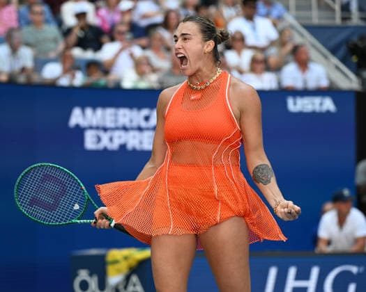 FLUSHING NY- SEPTEMBER 08: Aryna Sabalenka Vs Linda Noskova on Arthur Ashe Stadium during The US Open at the USTA Billie Jean King National Tennis Center on September 8, 2026 in Flushing Queens. Copyright: xmpi04 MediaPunchx