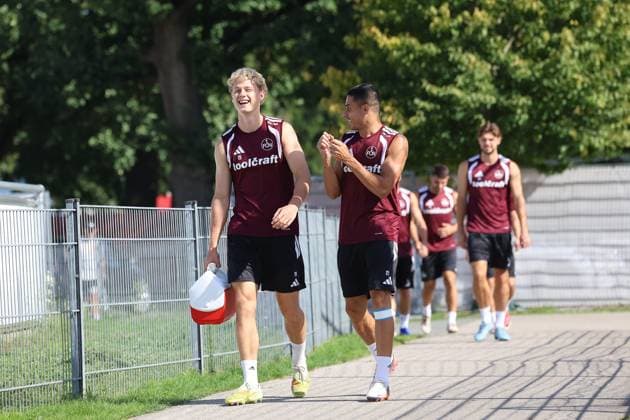 08.09.2026 - Fussball - 2. Fussball - Bundesliga - Saison 2026 2027 - 1. FC Nürnberg Nuernberg FCN ( Club ) - Training - Sportfoto Zink DoGe - xdoxgex - Piet Scobel (19, 1. FC Nürnberg FCN ) Ioannis Masouras (21, 1. FC Nürnberg FCN ) *** 08 09 2026 Soccer 2 Bundesliga 2026–2027 Season 1 FC Nuremberg Nuremberg FCN Club Training Sports Photo Zink DoGe xdoxgex Piet Scobel 19, 1 FC Nuremberg FCN Ioannis Masouras 21, 1 FC Nuremberg FCN