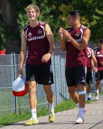 08.09.2026 - Fussball - 2. Fussball - Bundesliga - Saison 2026 2027 - 1. FC Nürnberg Nuernberg FCN ( Club ) - Training - Sportfoto Zink DoGe - xdoxgex - Piet Scobel (19, 1. FC Nürnberg FCN ) Ioannis Masouras (21, 1. FC Nürnberg FCN ) *** 08 09 2026 Soccer 2 Bundesliga 2026–2027 Season 1 FC Nuremberg Nuremberg FCN Club Training Sports Photo Zink DoGe xdoxgex Piet Scobel 19, 1 FC Nuremberg FCN Ioannis Masouras 21, 1 FC Nuremberg FCN