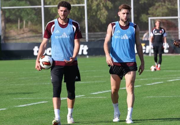 08.09.2026 - Fussball - 2. Fussball - Bundesliga - Saison 2026 2027 - 1. FC Nürnberg Nuernberg FCN ( Club ) - Training - Sportfoto Zink DoGe - xdoxgex - Khalid Abu El Haija (44, 1. FC Nürnberg FCN ) Styopa Mkrtchyan (5, 1. FC Nürnberg FCN ) *** 08 09 2026 Soccer 2 German Bundesliga 2026–2027 Season 1 FC Nuremberg Nuremberg FCN Club Training Sports Photo Zink DoGe xdoxgex Khalid Abu El Haija 44, 1 FC Nuremberg FCN Styopa Mkrtchyan 5, 1 FC Nuremberg FCN