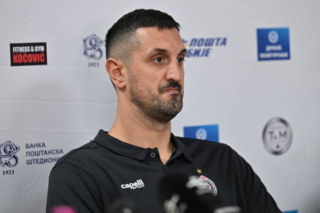 PARTIZAN vs FUCHSE BERLIN ILIJA ABUTOVIC handball Partizan vs Fuschse Berlin EHF Champions league press conference, PK, Pressekonferenz at Aleksandar Nikolic Pionir arena, Belgrade 09.09.2026 Foto: HANDBALL, PARTIZAN, FUCHSE BERLIN, EHF CHAMPIONS LEAGUE, PRESS CONFERENCE Belgrade Aleksandar Nikolic Pionir arena Serbia Copyright: xMarkoxMetlas xMNxPressx