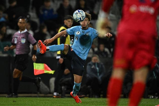 AUSTRALIA CUP SYDNEY VICTORY, Tiago Quintal of Sydney FC during the Australia Cup semi-final between Sydney FC and Melbourne Victory at Jubilee Stadium in Sydney, Wednesday, September 9, 2026. ( NO ARCHIVING, EDITORIAL USE ONLY SYDNEY NEW SOUTH WALES AUSTRALIA  Copyright: xDEANxLEWINSx 20260909174950276489