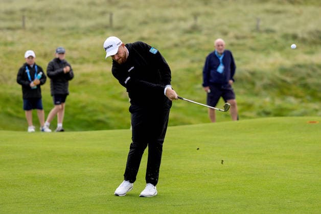 2026 Amgen Irish Open - Pro-Am, Trump International Golf Links, Doonbeg 9 9 2026 Shane Lowry plays from the fairway on the eighth Shane Lowry plays from the fairway on the eighth 9 9 2026  Copyright: xx BB2_6021