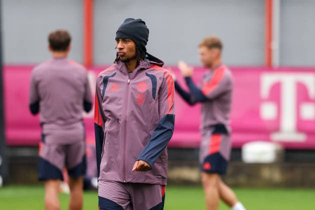 Michael Olise, FC Bayern Munich, age 17, at practice, GER, final practice, FC Bayern Munich, soccer, UEFA Champions League, Matchday 1, group stage, 2026–2027 season, September 9, 2026, GER, final training session, FC Bayern Munich, soccer, UEFA Champions League, Matchday 1, league phase, 2026–2027 season, September 9, 2026, Munich Copyright: xEibner-Pressefoto JennixMaulx EP_JML