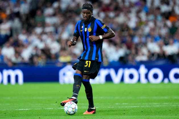ESP: Real Madrid - Inter Milan. UEFA Champions League. Matchday 1 Yann-Aurel Bisseck of Inter Milan during the UEFA Champions League match, matchday 1, between Real Madrid and FC Inter de Milan played at Santiago Bernabeu Stadium on 8 Sep, 2026 in Madrid, Spain. kpng Copyright: xCesarxCebollax xPRESSINPHOTOx PS_2627_UCL_RMA_INT_295