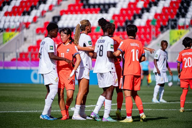 September 9, 2026, Sosnowiec, Silesian Voivodeship, Poland: YIADOM ESTHER ASAMOAH of Ghana during the FIFA U20 Womens World Cup Poland 2026 match between Ghana versus Korea Republic at Arena Sosnowiec Stadium Sosnowiec Poland - ZUMAs385 20260909_zsp_s385_009 Copyright: xLeopoldxSoglox
