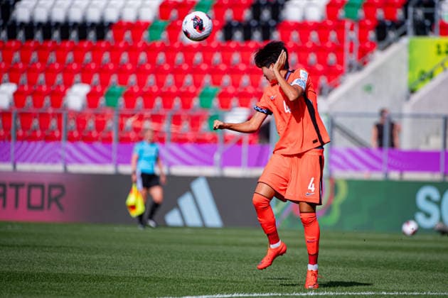 September 9, 2026, Sosnowiec, Silesian Voivodeship, Poland: JUNG DABIN of Korea Republic in action during the FIFA U20 Womens World Cup Poland 2026 match between Ghana versus Korea Republic at Arena Sosnowiec Stadium Sosnowiec Poland - ZUMAs385 20260909_zsp_s385_010 Copyright: xLeopoldxSoglox