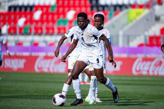 September 9, 2026, Sosnowiec, Silesian Voivodeship, Poland: MENSAH PRISCILLA of Ghana controls the ball during the FIFA U20 Womens World Cup Poland 2026 match between Ghana versus Korea Republic at Arena Sosnowiec Stadium Sosnowiec Poland - ZUMAs385 20260909_zsp_s385_016 Copyright: xLeopoldxSoglox