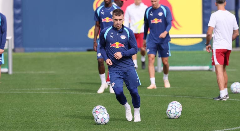 Football, Champions League, RB Leipzig, Training