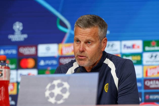 Kjetil Knutsen, FK Bodo Glimt, Head Coach at the press conference, GER, final training session and press conference, FK Bodo Glimt, soccer, UEFA Champions League, Matchday 1, group stage, 2026–2027 season, September 9, 2026, GER, final training session and press conference, FK Bodo Glimt, soccer, UEFA Champions League, Matchday 1, group stage, 2026–2027 season, September 9, 2026, Munich Copyright: xEibner-Pressefoto JennixMaulx EP_JML