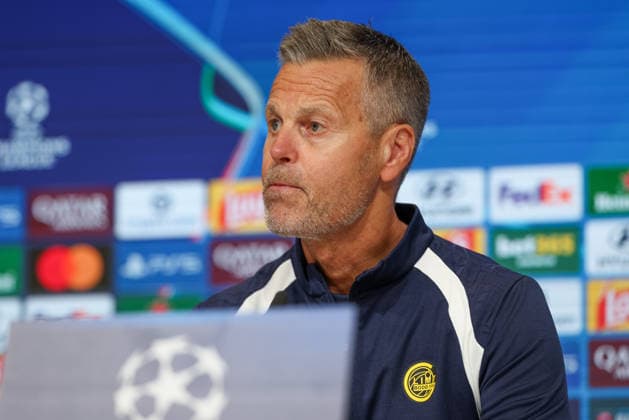 Kjetil Knutsen, FK Bodo Glimt, Head Coach at the press conference, GER, final training session and press conference, FK Bodo Glimt, soccer, UEFA Champions League, Matchday 1, group stage, 2026–2027 season, September 9, 2026, GER, final training session and press conference, FK Bodo Glimt, soccer, UEFA Champions League, Matchday 1, group stage, 2026–2027 season, September 9, 2026, Munich Copyright: xEibner-Pressefoto JennixMaulx EP_JML