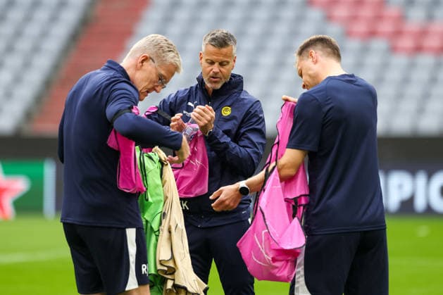 Kjetil Knutsen, FK Bodo Glimt, Head Coach at Practice, GER, Final Practice and Press Conference, FK Bodo Glimt, Soccer, UEFA Champions League, Matchday 1, Group Stage, 2026–2027 Season, September 9, 2026, GER, final training session and press conference, FK Bodo Glimt, soccer, UEFA Champions League, Matchday 1, league phase, 2026–2027 season, September 9, 2026, Munich Copyright: xEibner-Pressefoto JennixMaulx EP_JML