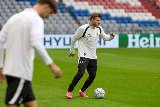 Odin Bjoerkan, FK Bodo Glimt, 15, at practice, GER, final practice and press conference, FK Bodo Glimt, soccer, UEFA Champions League, Matchday 1, group stage, 2026–2027 season, September 9, 2026, GER, final training session and press conference, FK Bodo Glimt, soccer, UEFA Champions League, Matchday 1, group stage, 2026–2027 season, September 9, 2026, Munich Copyright: xEibner-Pressefoto JennixMaulx EP_JML