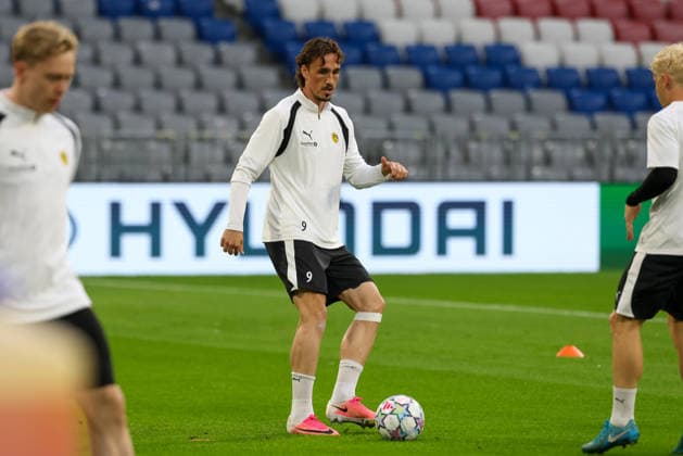 Andreas Helmersen, FK Bodo Glimt, September 9, during training, GER, final training session and press conference, FK Bodo Glimt, soccer, UEFA Champions League, Matchday 1, group stage, 2026–2027 season, September 9, 2026, GER, final training session and press conference, FK Bodo Glimt, soccer, UEFA Champions League, Matchday 1, league phase, 2026–2027 season, September 9, 2026, Munich Copyright: xEibner-Pressefoto JennixMaulx EP_JML