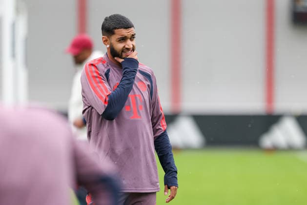 Ismael Saibari, FC Bayern Munich, 34, at practice, GER, final practice, FC Bayern Munich, soccer, UEFA Champions League, Matchday 1, group stage, 2026–2027 season, September 9, 2026, GER, final training session, FC Bayern Munich, soccer, UEFA Champions League, Matchday 1, league phase, 2026–2027 season, September 9, 2026, Munich Copyright: xEibner-Pressefoto JennixMaulx EP_JML
