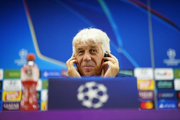 AS Roma Training Session And press conference, PK, Pressekonferenz - UEFA Champions League 2026 27 League Phase MD1 Manager of AS Roma, Gian Piero Gasperini during the press conference on day ahead of the UEFA Champions League 2026 27 League Phase MD1 at Fenerbahce Sukru Saracoglu Spor Kompleksi on September 9, 2026 in Istanbul, Turkey. Istanbul Fenerbahce Sukru Saracoglu Spor Kompleksi Turkey Copyright: xYagizxGurtug PSxImagesxYagizxGurtugx