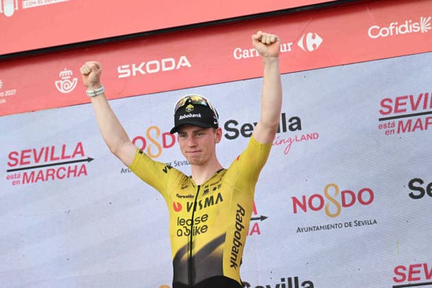 09-09-2026 Vuelta A Espana; Tappa 17 Dos Hermanas - Sevilla; 2026, Visma - Lease A Bike; Brennan, James Matthew; Siviglia; 