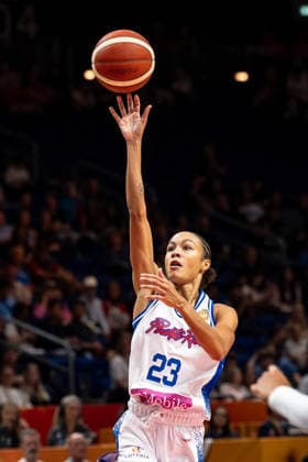 Trinity San Antonio Puerto Rico, 23 on the shot, GER, Puerto Rico vs. China, Basketball, 2026 FIBA Women s World Cup, Quarterfinal Qualifier, September 9, 2026, GER, Puerto Rico vs. China, Basketball, 2026 FIBA Women’s World Cup, Qualification for the quarterfinals, September 9, 2026, Berlin Copyright: xEibner-Pressefoto MaxxVincenx EP_MVN