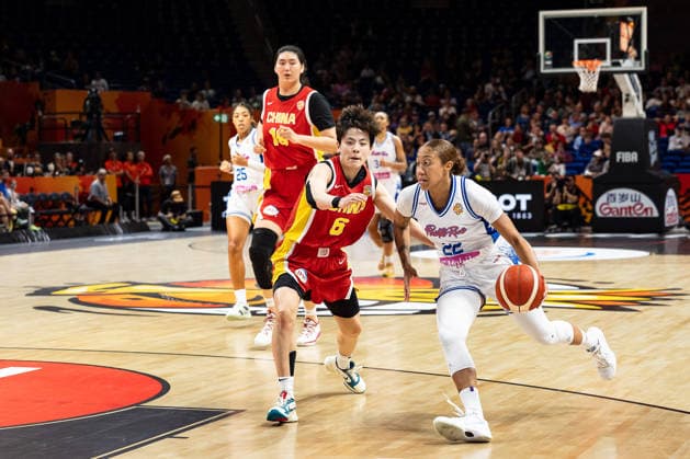 Arella Guirantes (Puerto Rico), 22, dribbling; Shuyu Yang (China), 06; GER; Puerto Rico vs. China; Basketball; 2026 FIBA Women’s World Cup; Quarterfinal Qualifier; September 9, 2026, GER, Puerto Rico vs. China, Basketball, 2026 FIBA Women’s World Cup, Quarterfinal Qualifier, September 9, 2026, Berlin Copyright: xEibner-Pressefoto MaxxVincenx EP_MVN