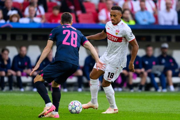 September 9, 2009: Jamie Leweling of Stuttgart during the UEFA Champions League soccer match between VfB Stuttgart and Viking on September 9, 2026 in Stuttgart. Photo by Marius Simensen, BILDBYRAN COP 238 MM0072 bbeng football soccer UEFA Champions League Viking VfB Stuttgart  Copyright: MARIUSxSIMENSEN BB260909BB506
