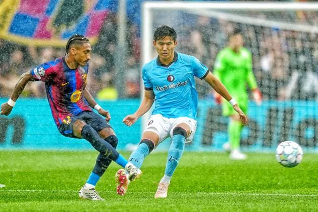 Football, Champions League, FC Barcelona v Feyenoord Rotterdam