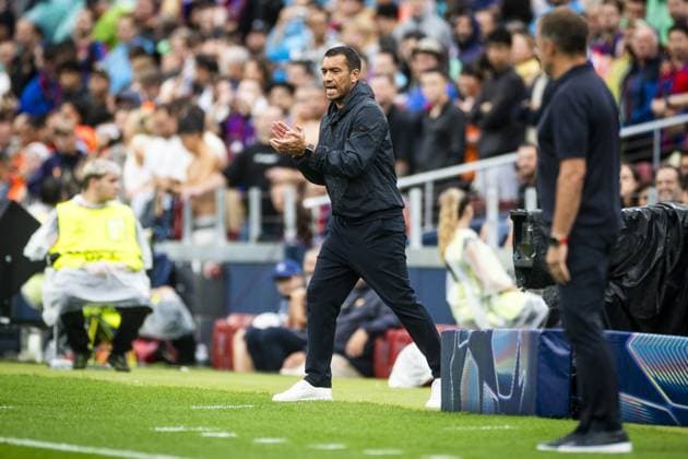 BARCELONA - Feyenoord coach Giovanni van Bronckhorst during the UEFA Champions League match between FC Barcelona, Barca and Feyenoord at Camp Nou on September 9, 2026 in Barcelona, Spain. KOEN VAN WEEL ANP UEFA Champions League 2026 27 xVIxANPxSportx xxANPxIVx 567770155 originalFilename: 567770155.jpg