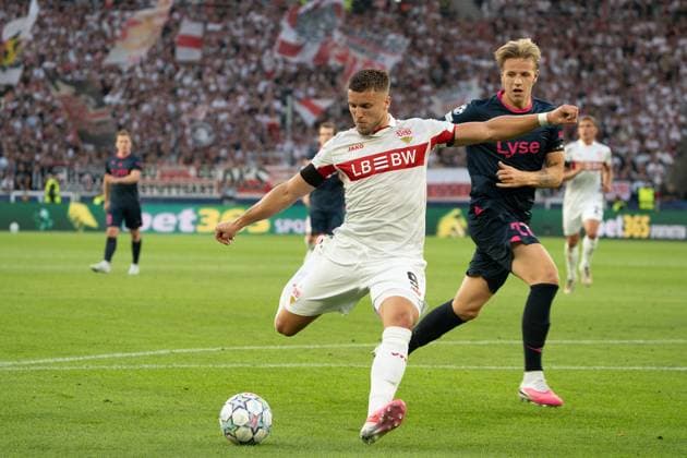 Goal to make it 2–0 by Ermedin Demirovic, VfB Stuttgart, 09, GER, VfB Stuttgart vs. Viking FK Stavanger, Soccer, UEFA Champions League, Matchday 1, 2026–2027 season, September 9, 2026, GER, VfB Stuttgart vs. Viking FK Stavanger, Soccer, UEFA Champions League, Matchday 1, 2026–2027 season, September 9, 2026, Stuttgart Copyright: xEibner-Pressefoto EdwardxCheungx EP_ECG