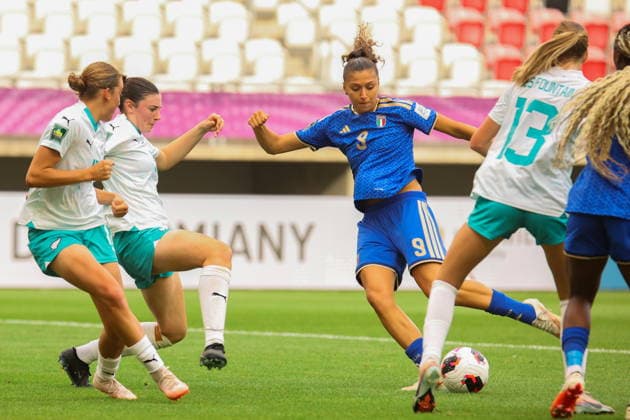 Lodz 09.09.2026. Football FIFA U20 Women s World Cup match between Italy and New Zealand in Lodz, Poland --- Mecz FIFA Mistrzostwa Swiata U20 Kobiet pomiedzy Wlochami a Nowa Zelandia w Lodzi, Polska Persons Shown : Rosanna VENTRIGLIA Fot. Mikolaj Barbanell Arena Akcji NEWSPIX.PL --- newspix.pl 