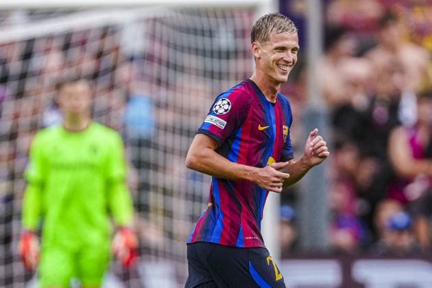 BARCELONA - Dani Olmo of FC Barcelona, Barca during the UEFA Champions League match between FC Barcelona and Feyenoord at the Spotify Camp Nou on 09 September 2026 in Barcelona, Spain. GEERT VAN ERVEN ANP UEFA Champions League 2026 27 xVIxANPxSportx xMarcelxterxBalsxIVx 567772056 originalFilename: 567772056.jpg