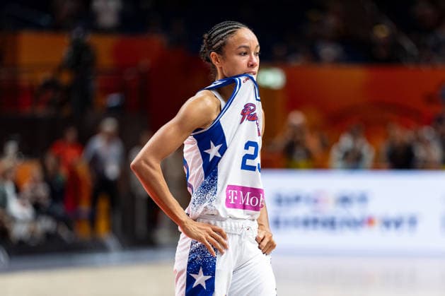 Trinity San Antonio Puerto Rico, 23: Disappointment after loss, GER, Puerto Rico vs. China, Basketball, 2026 FIBA Women’s World Cup, Quarterfinal Qualifier, September 9, 2026, GER, Puerto Rico vs. China, Basketball, 2026 FIBA Women’s World Cup, Qualification for the Quarterfinals, September 9, 2026, Berlin Copyright: xEibner-Pressefoto MaxxVincenx EP_MVN