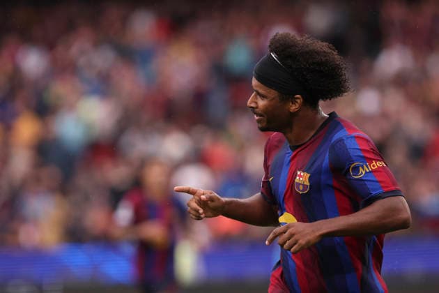 September 9, 2026, Barcelona, Barcelona, Spain: Karim Adeyemi of FC Barcelona, Barca celebrates after scoring his team s second goal during the UEFA Champions League 2026 27 League Phase MD1, football match played between FC Barcelona and Feyenoord at Spotify Camp Nou Stadium on September 09, 2026 in Barcelona, Spain. FC Barcelona V Feyenoord - UEFA Champions League 2026 27 League Phase MD1  - ZUMAa181 20260909_zaa_a181_094 Copyright: xJavierxBorregox